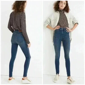 10" High-Rise Roadtripper Authentic Skinny Jeans (SZ 32)